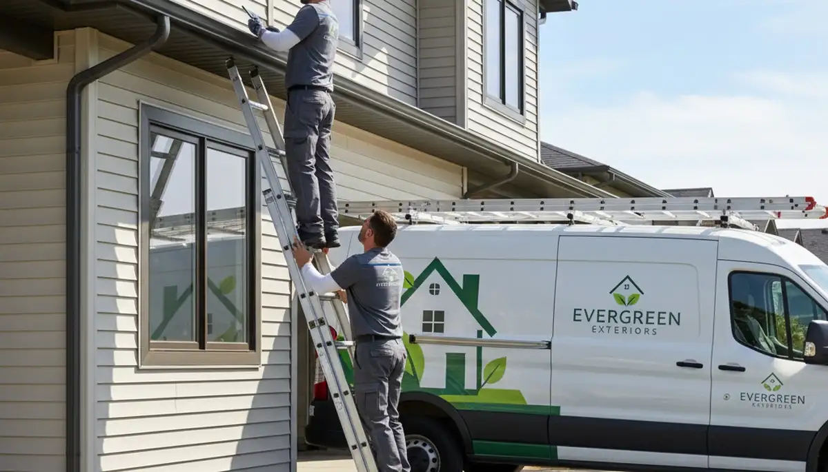 Gutter inspection service in Columbus, OH by Next Level Exteriors for home water damage protection