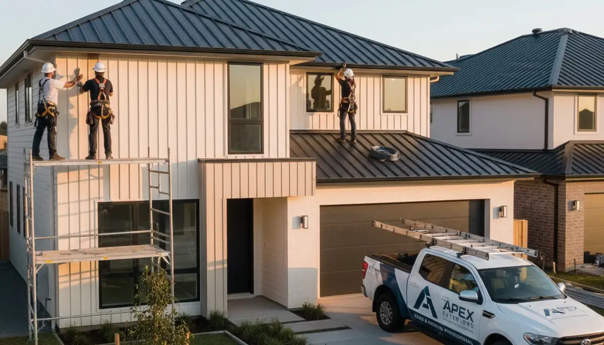 Professional metal roofing installation on Columbus OH home by Next Level Exteriors
