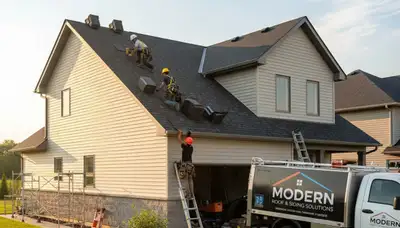 Professional roof installation and vinyl siding in Columbus, OH by Next Level Exteriors