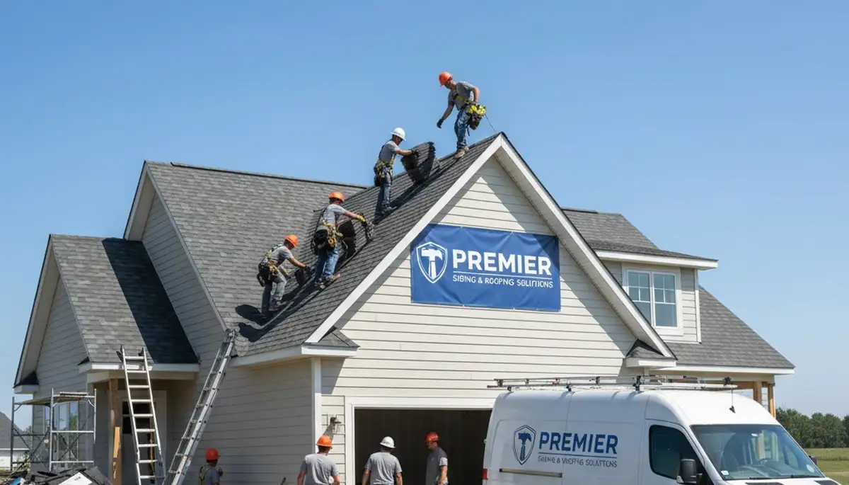 Professional roof installation by vinyl siding experts in Columbus, OH homes