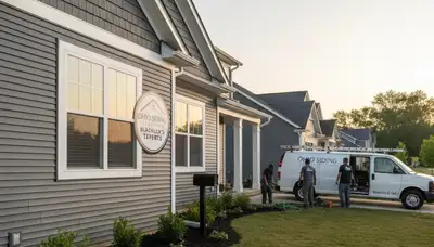 Professional vinyl siding installation on home exterior in Columbus, OH