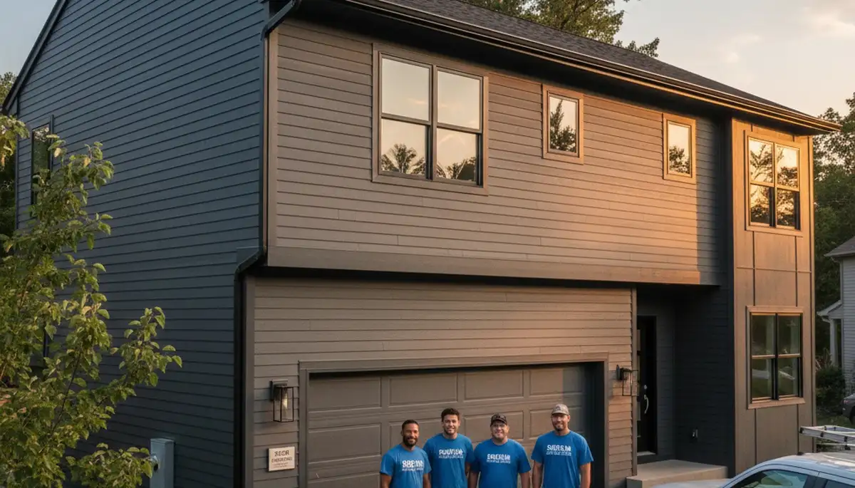 Professional vinyl siding installation on home exterior in Columbus, OH
