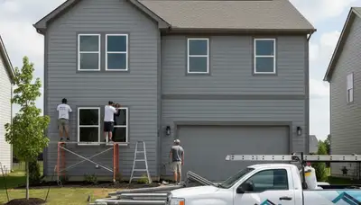 Professional vinyl siding installation on home exterior in Columbus, Ohio