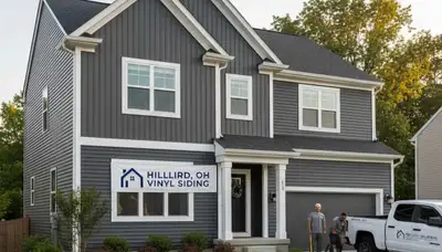 Professional vinyl siding installation on home exterior in Columbus, Ohio