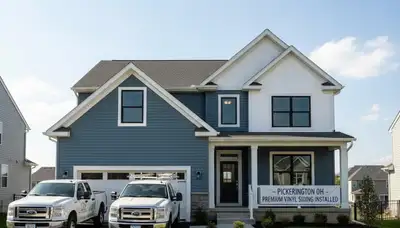 Professional vinyl siding installation on residential home in Columbus, Ohio