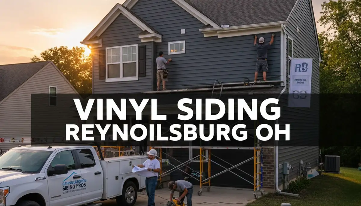 Professional vinyl siding installation on home exterior in Columbus, Ohio