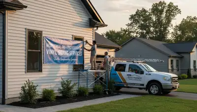 Professional vinyl siding installation on home exterior in Columbus, OH